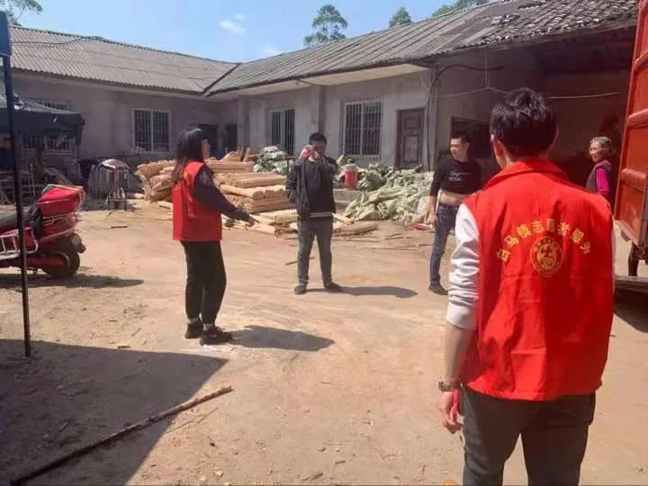巡查木材廠安全生產情況